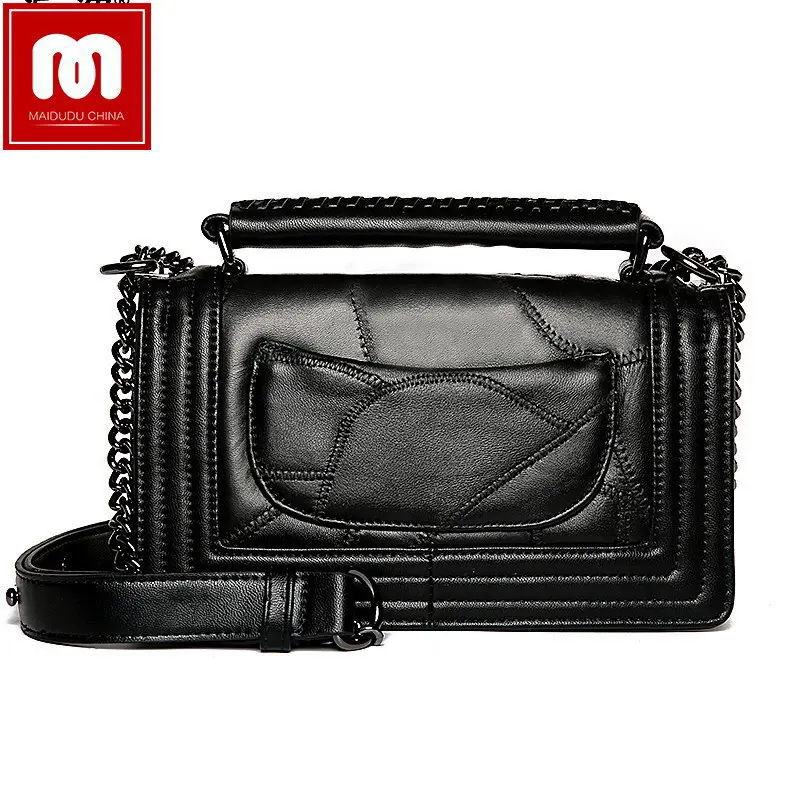 
Maidudu designer new Fashion ladies genuine leather handbags for women famous brands factory price MOQ3 