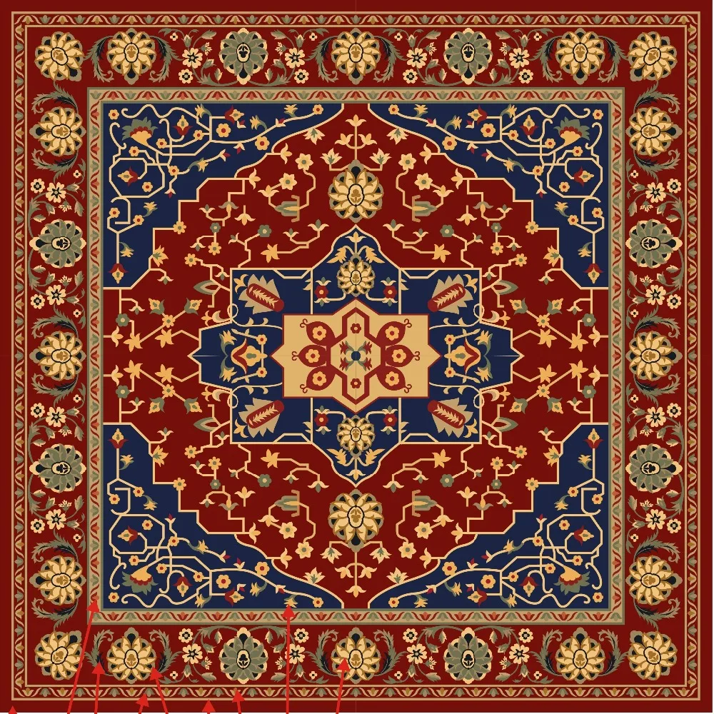 Woven Carpets Area Rugs Hand Tufting100% Wool Modern Bedroom Rug Pink Love Cute Girl Room Carpet Round Washable Rug Living Room