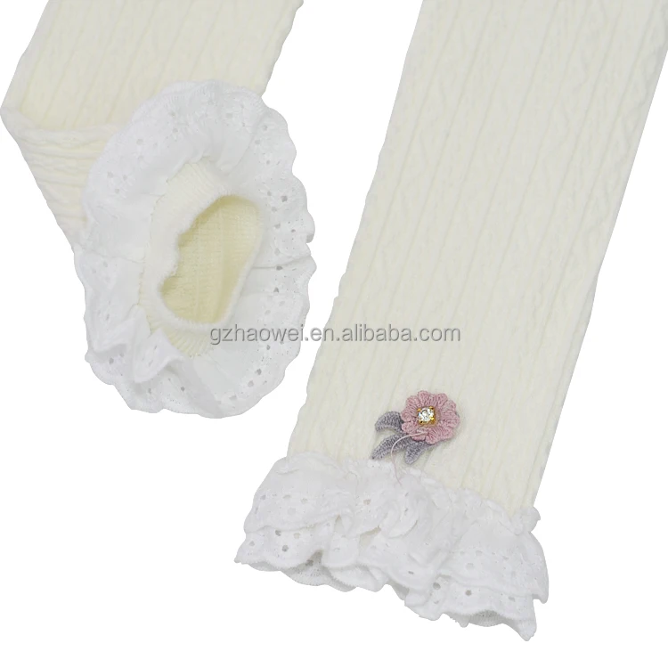 China Factory Pure Lace Girls Tights Lovely Children Pantyhose B1708