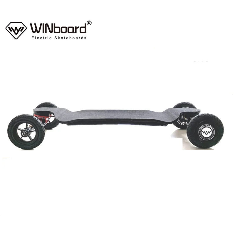 WINboard electric skateboard  8 inch 1000W dual hub motor 10S4P battery  all terrain wheels cheap off road electric skateboard