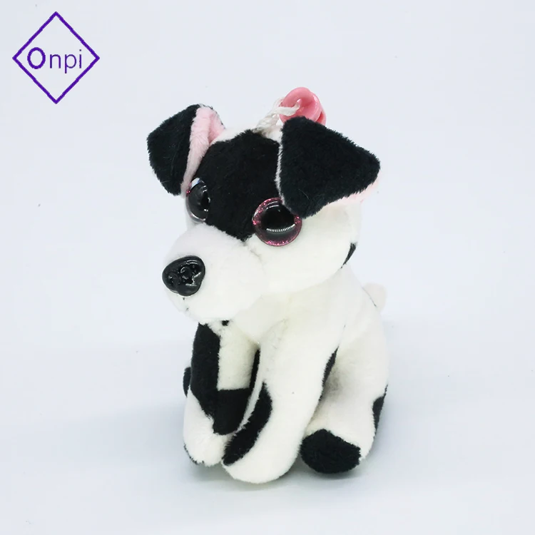 
Small mini plush dog keychain 