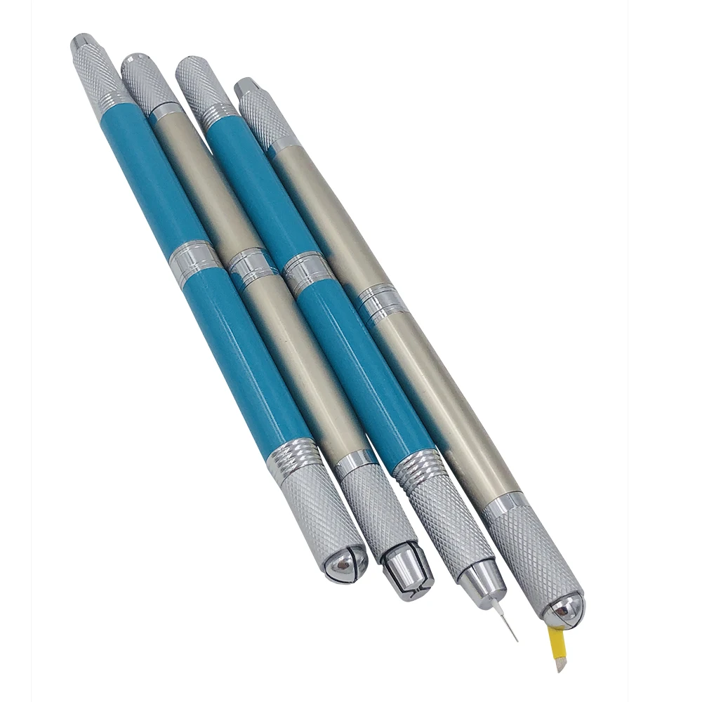 Professional Permanent Makeup double head tattoo eyebrow pen for manual eyebrow tattoo use