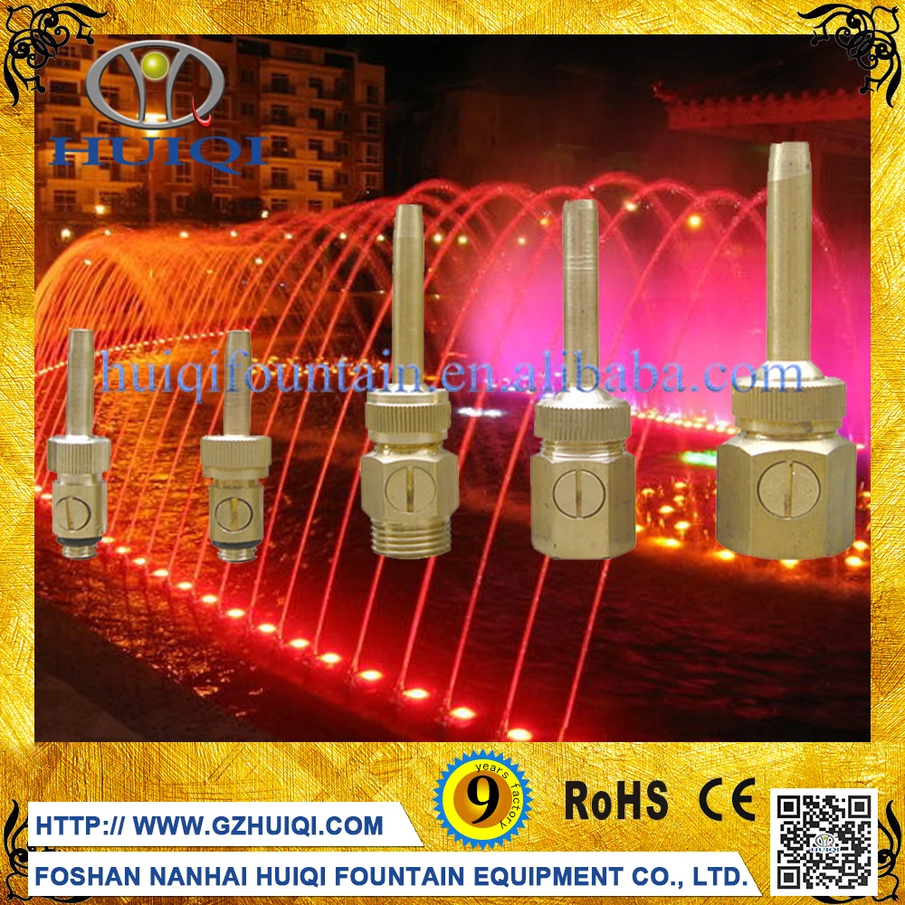 
Factory Sale Copper Brass Spray Fountain Nozzle Dancing Water Jet Fountain Nozzles Price 