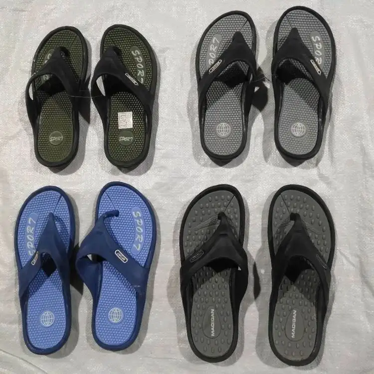 stock lot shoes men  slippers EVA beach flip flops
