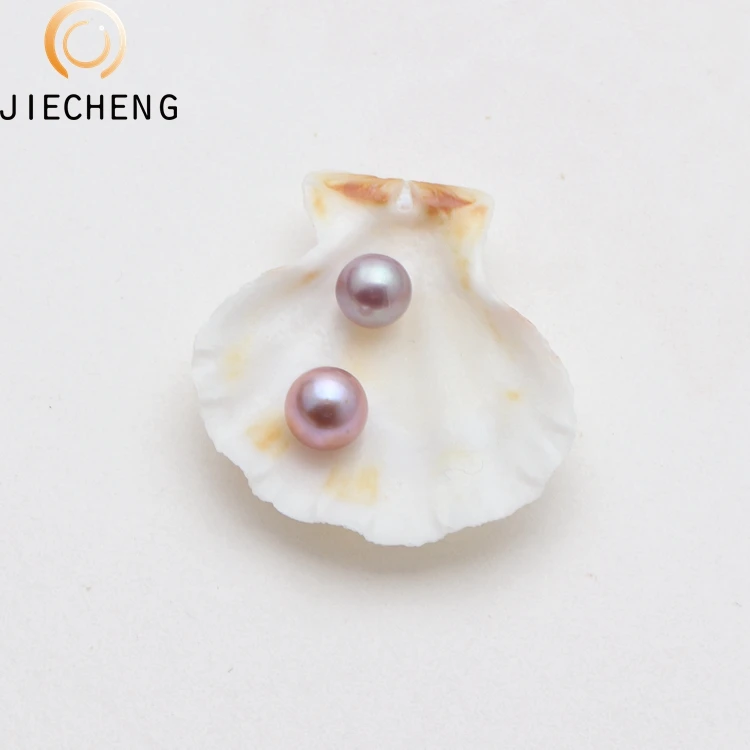 Wholesale 6-7mm near round shape aaa pearl beads no holes freshwater bulk loose pearls