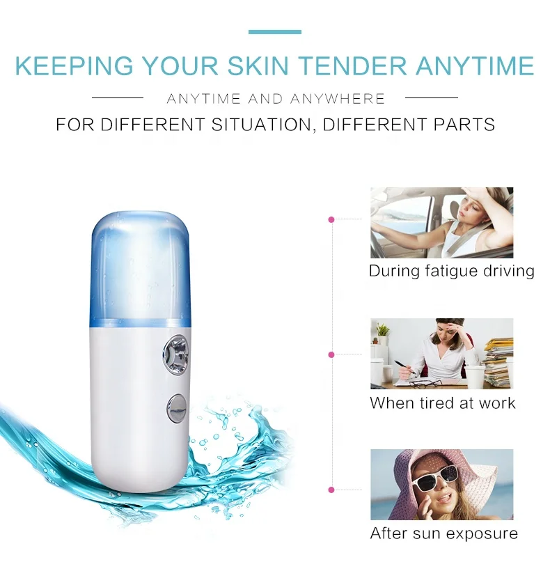 
Skin Care Tool Nona Skin Handy Mist Spray Mini steam machine Every lady necessity portable handy facial mist spray 