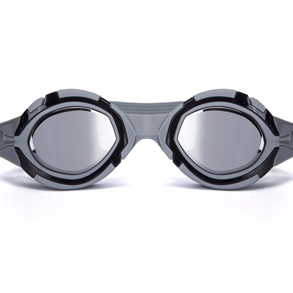 waterproof anti fog mirrored swimming goggles