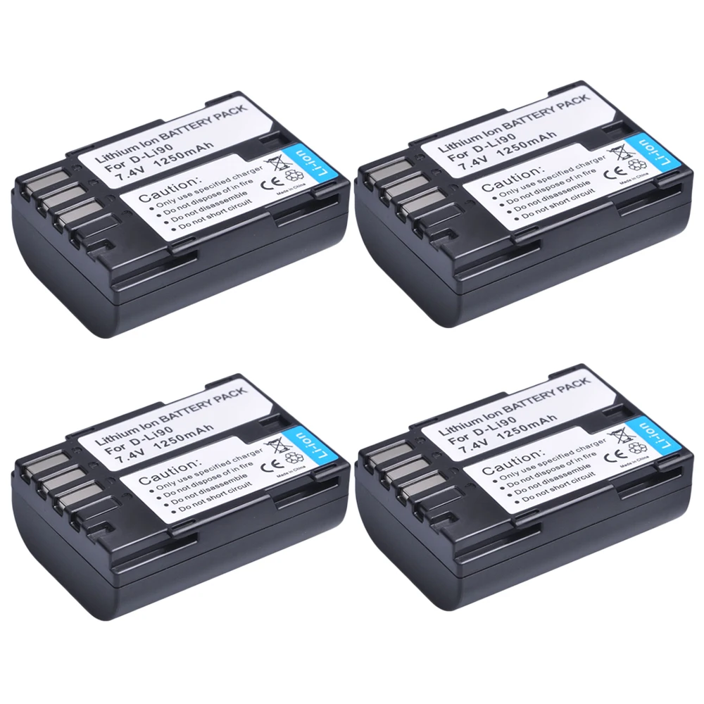 7.4V Digital Battery D-LI90 for Pentax K-01 K-1 K-3 K-5 K-5II K-5IIs K-7 dslr camera