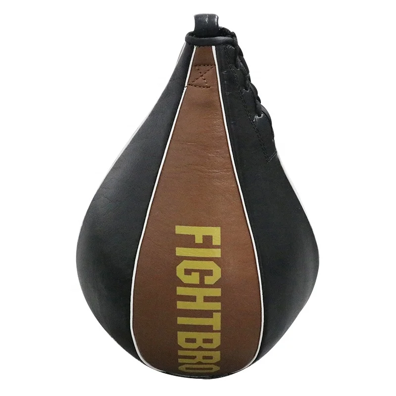 FightBro Inflatable Cowhide Speed Ball Speed Punching Ball 	 Reflex Bag