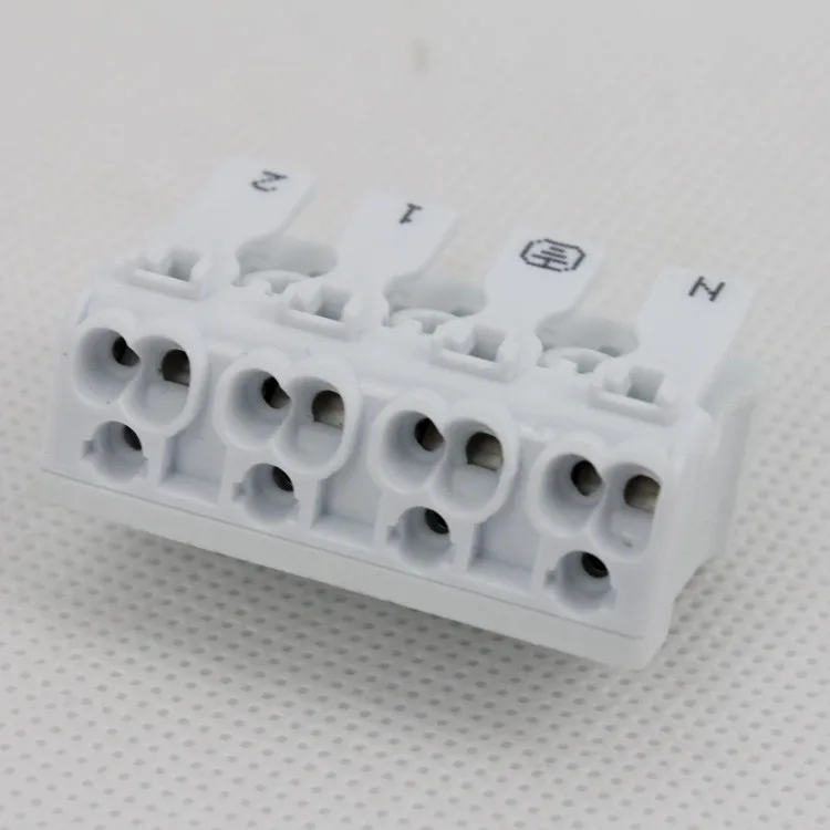 
 Sineyi 294 белый PA66 AC DC Интерфейс Тип 2 сторона 3 полюса Тип Бленды паяльный замедлитель 923 PCB Клеммная колодка  