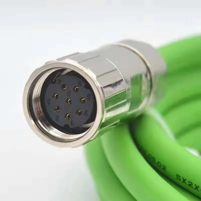 M23 connector female 6 8 12 17 19 pin cores power connector 6FX8002 series