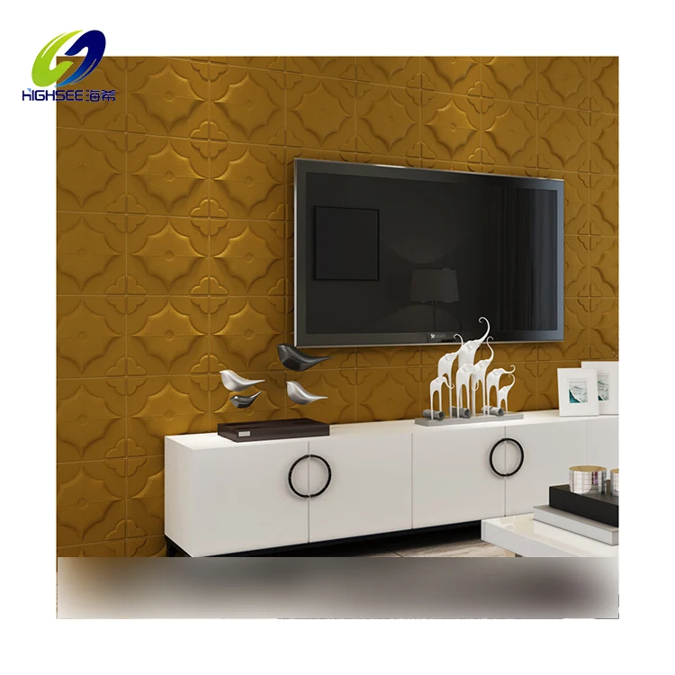 2018 Interior Decorative Tile Stickers Paneles De Pared Decorativos 3D