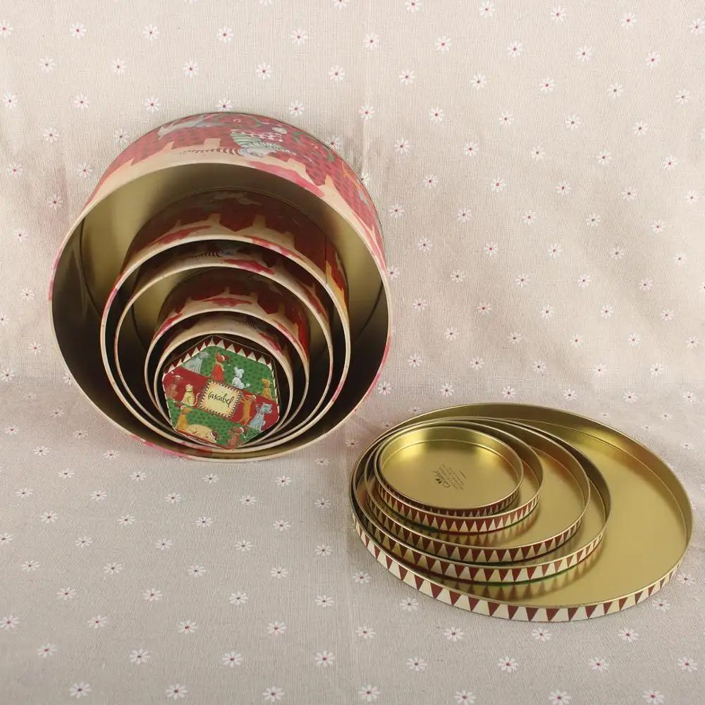 Hot Sale Oem Custom High Quality Metal Stylish Cookie Candy Personalized Tin Box