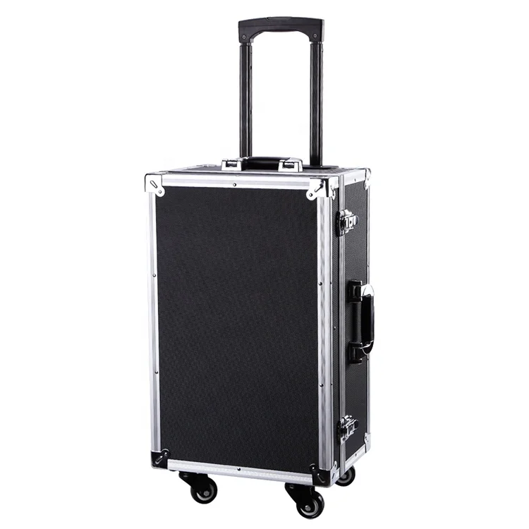 Carry-on aluminum tool case trolley luggage suitcase