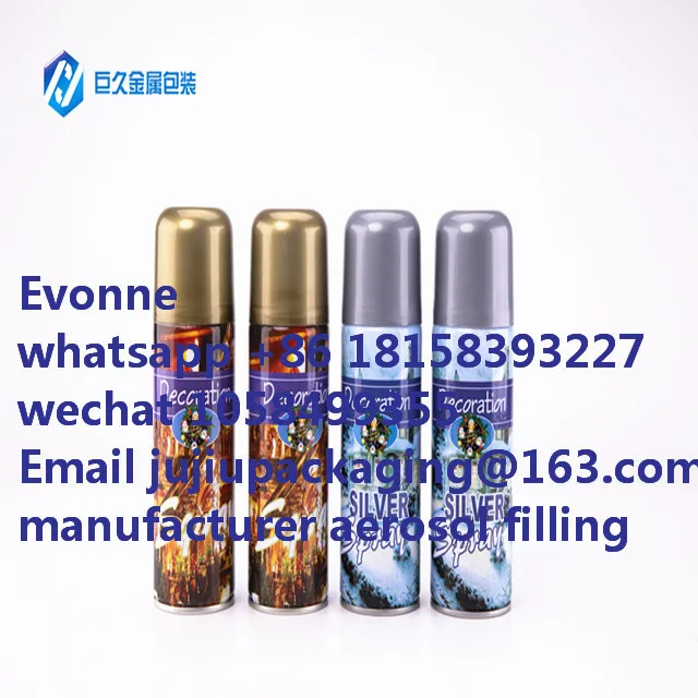 Wholesale Can Be Customized High Quality OEM Christmas Decoration Gold Silver Metallic Spray Paint