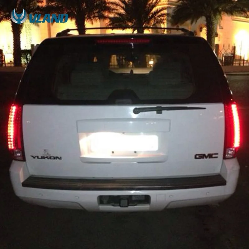 VLAND Wholesales Taillight Led Rear Car Lamp 2007-2014  Tail Light For GMC Yukon Tail Lamp