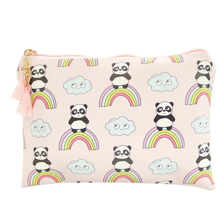 Promotional Zippered PU Pouch Wholesale Mini Cosmetic Bag
