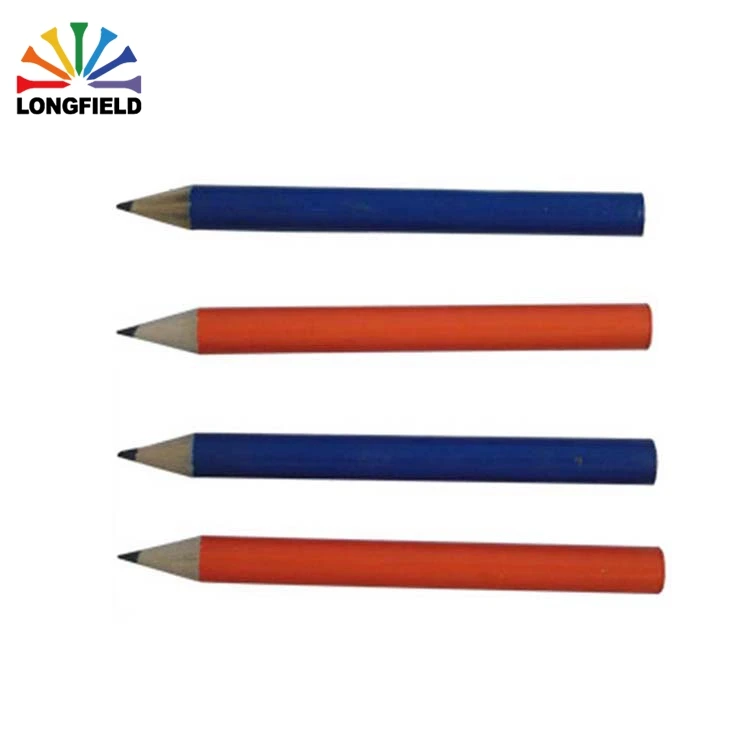 Custom cheap bulk pencil type hb funky natural standard wood pencil dimension custom
