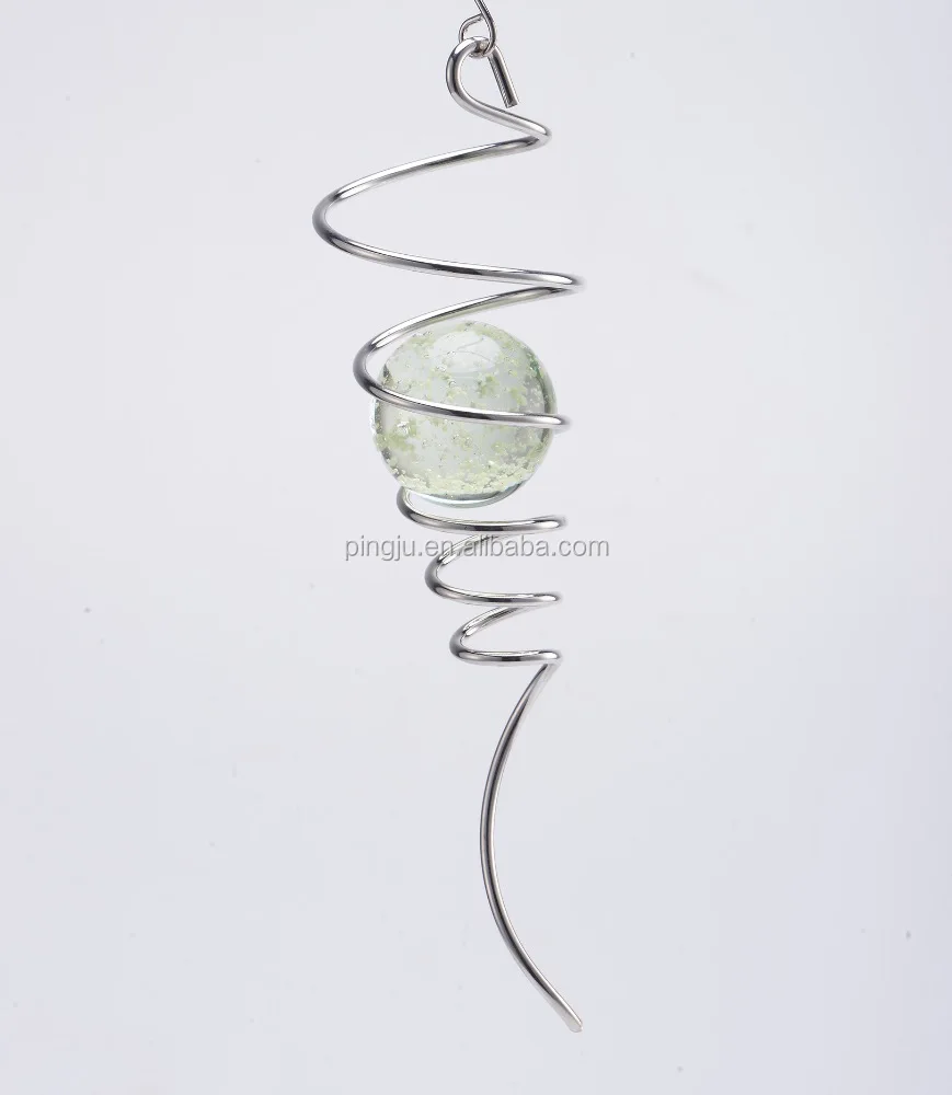 3D спираль хвост-светящийся шар светятся в темноте для подвешивания ветер Спиннер