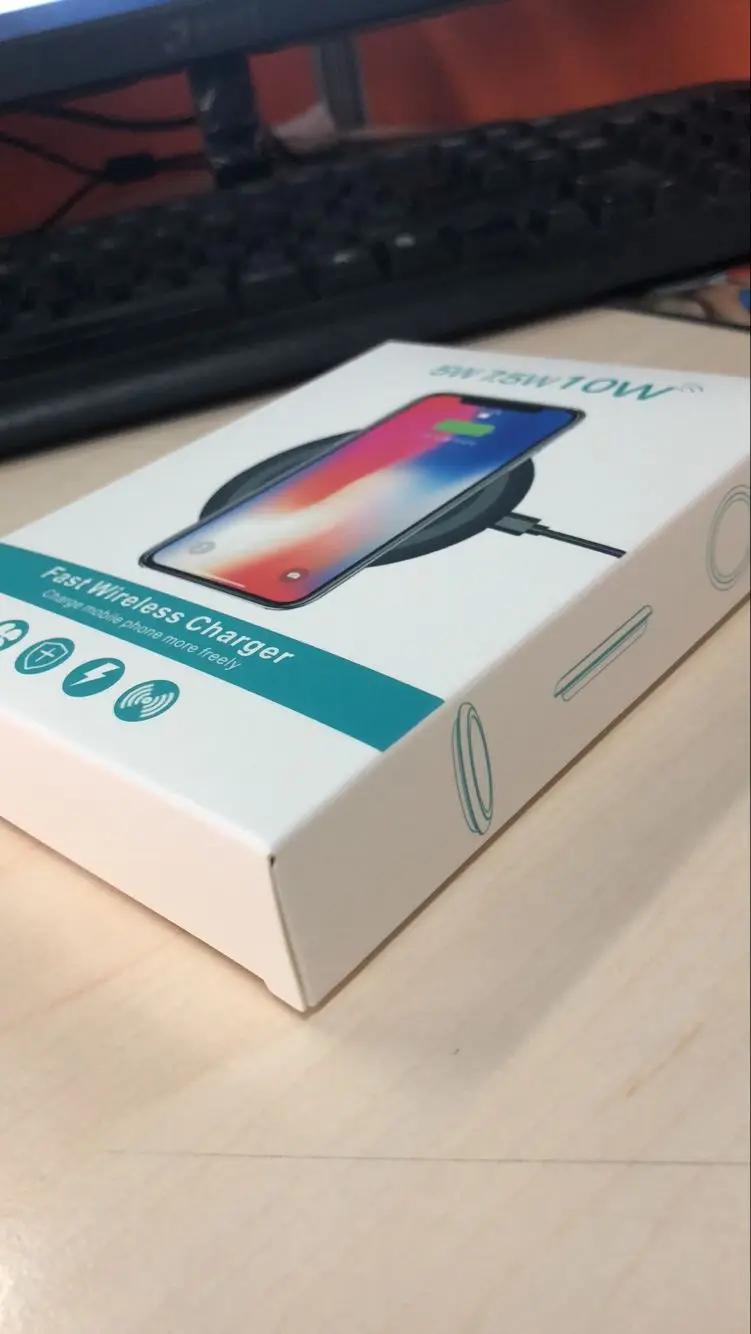 for iphone for sausung QI wireless  magnet charger charging receiver module 10w  fast wireless charging pad