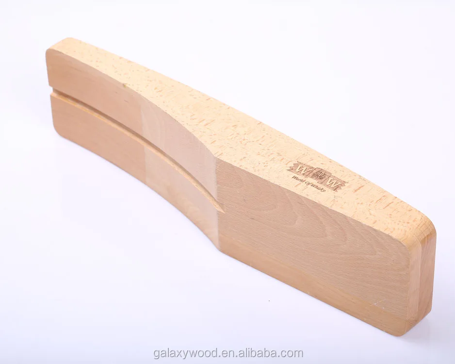 Custom natural Wood Wine Glass Bottle paddle for decoration