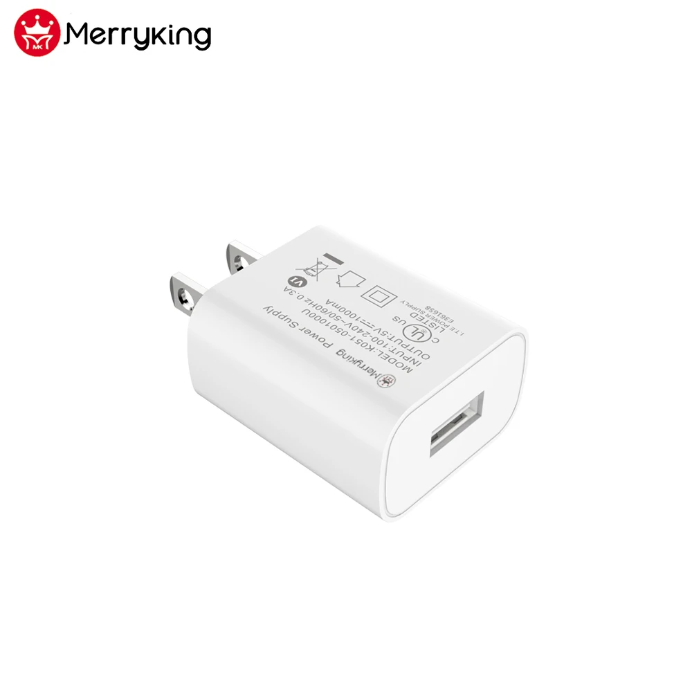 Сетевой адаптер USB 5 в 2,1 А, Сверхбыстрая зарядка для мобильного телефона с тонким настенным адаптером