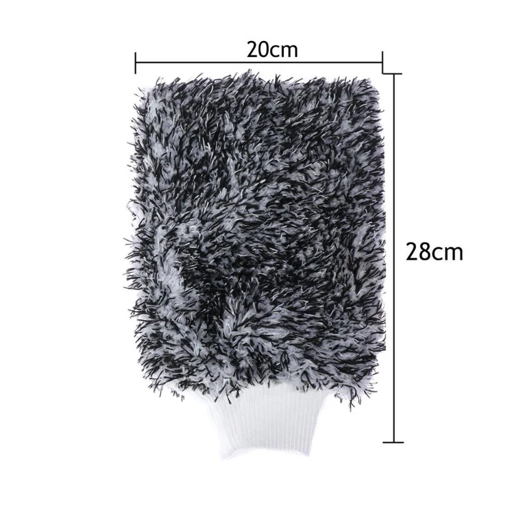 
Sublimation kitchen dishwashing gloves high density washing cleaning glove microfiber chenille cloth gloves for car 