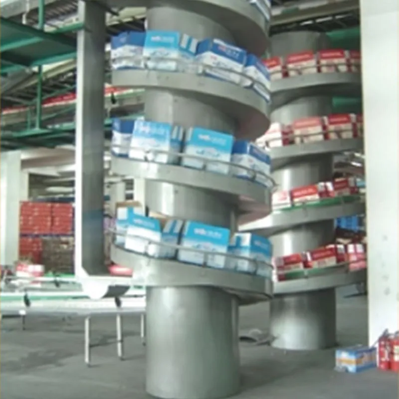 Material Handling Process Вертикальный Дизайн Спирали Лифт Конвейер