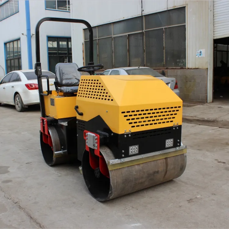 
2 Ton Hydraulic Ride On Double Drum Road Roller 