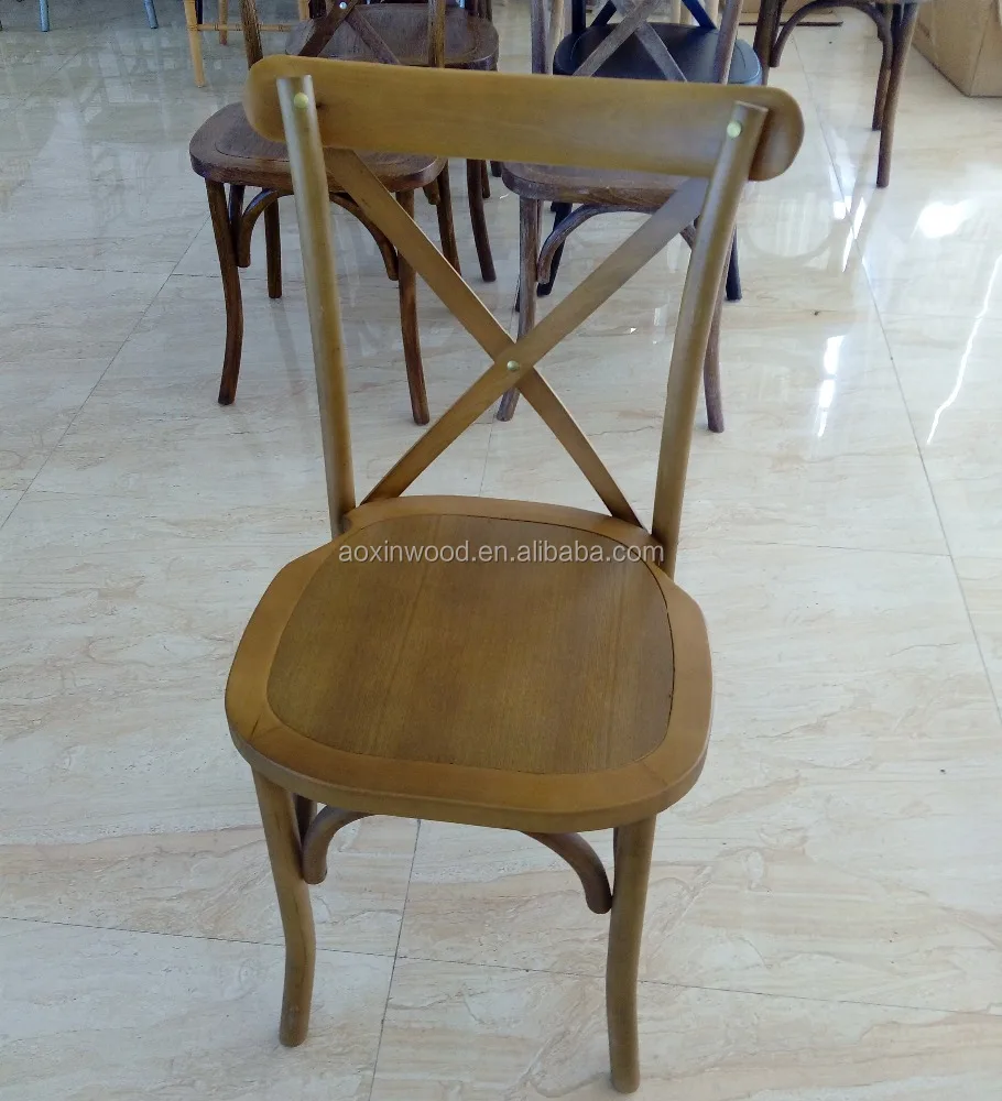 
wholesale high quality x cross back dining chair colorful tuscan cross back chair 