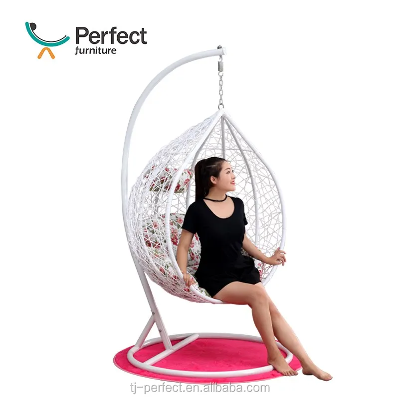 Hot Selling Cheap Patio Hanging Jhula Indoor Adult Garden Swing Chair, hanging basket swing rattan bed two person chair