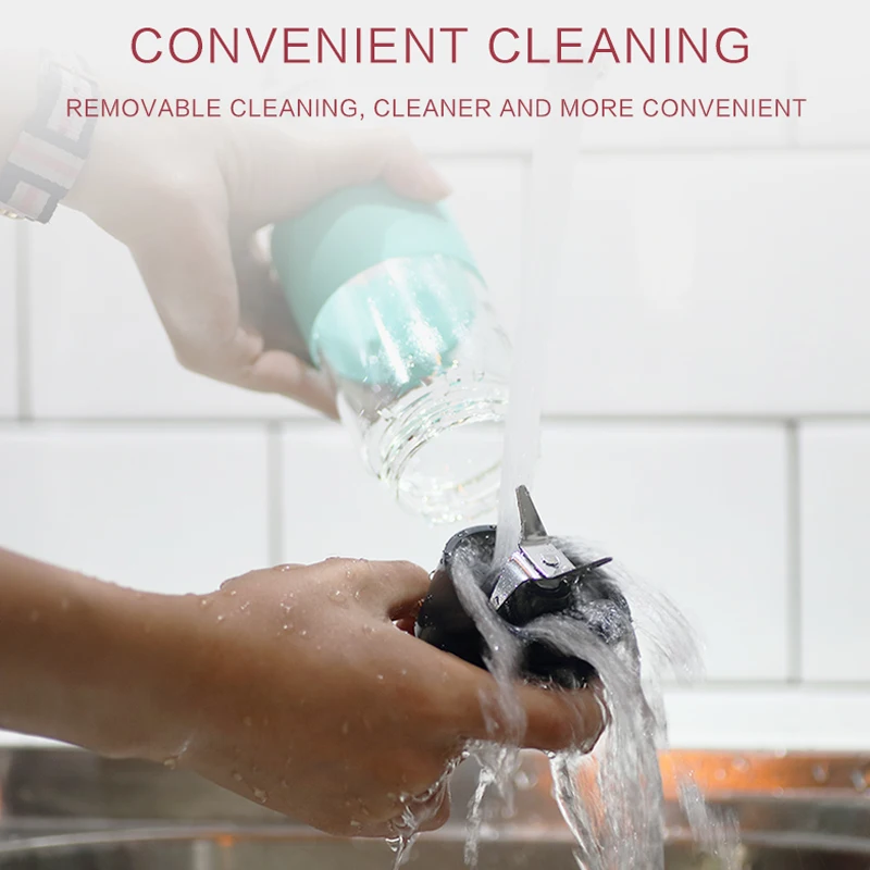 Portable Electric Fruit Mixer 6 Blades Juicer Cup With Magnetic Secure Switch