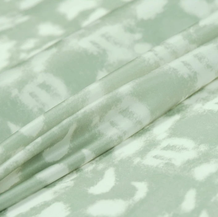 
100 pure silk organza satin fabric custom digital print fabric silk 