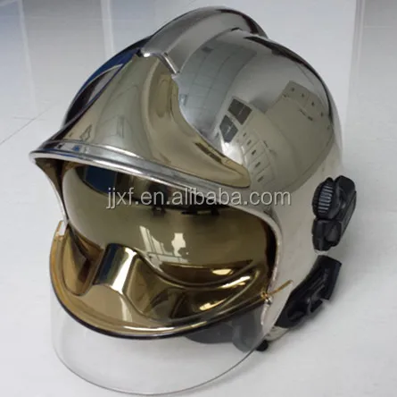 Firefighting Helmet With Adjustable Chain Traps Anti-flame Fire Fighter Safety Helmet