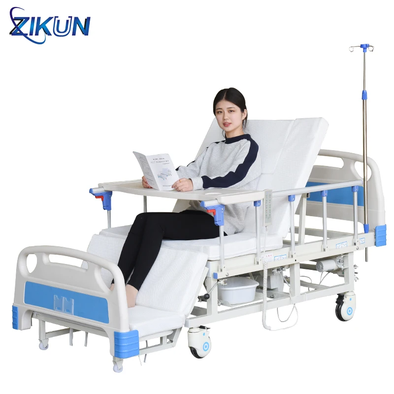 
electric ABS Flat Medical adjustable icu hospital bed nursing care bed for patients disabled 
