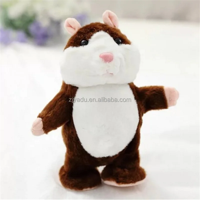 Cute Walking Repeat Talking X Dancing Hamster / Plush Hamster Toy / Plush Speaking Nodding Hamster Animal Toy For Kid