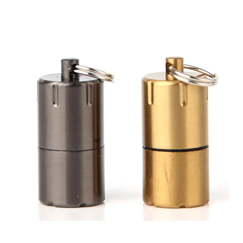 Inflated keychain petrol lighter can custom logo