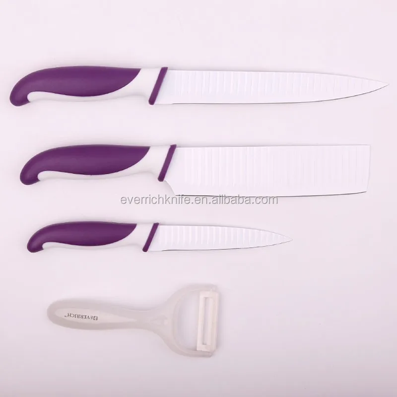 Yangjiang Best Obsidian Double PP Handle Kitchen Knife Brand Decal Printing Kitchen Knife Set