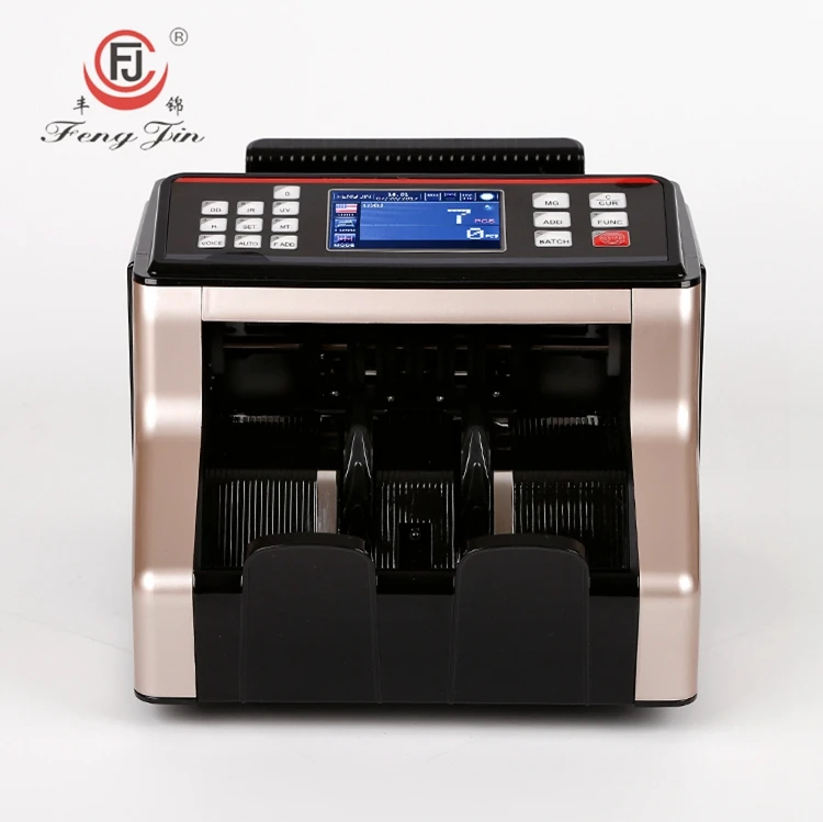 TFT display bill counter and money detector for most currencies