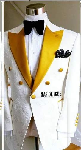 
Bespoke custom monogram made to measure Men Groomsmen Wedding Wool Men Suit with best Price 