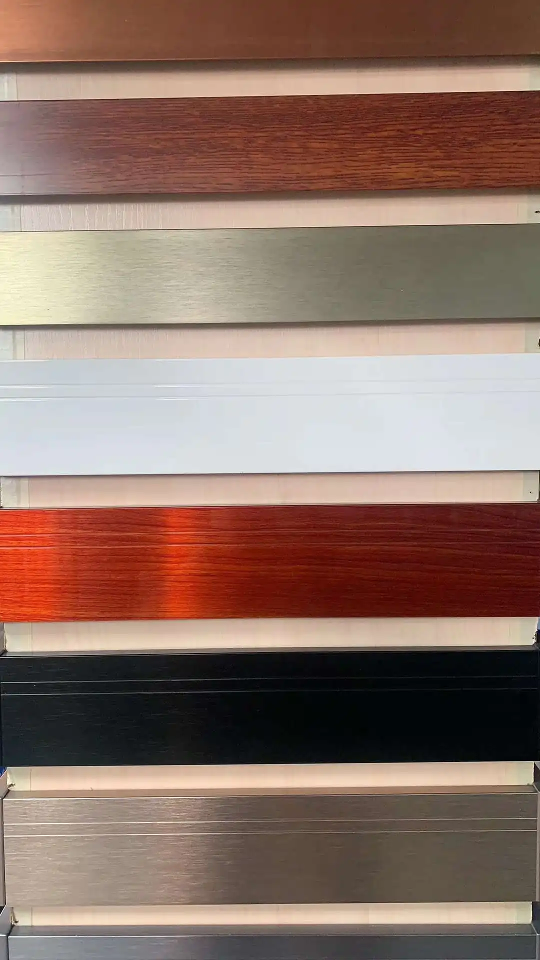 Home Decorating Accessories Aluminium Skirting Profile For Wall Baseboard Corner Covers Cable Channel