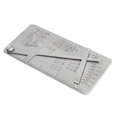 Stainless Steel 304 Weld Gauge Pipe Pit Gage Welding Gauge Test Ulnar Pipeline Concave