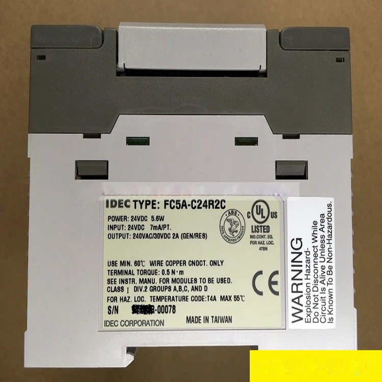 Japan IDEC FC3A-CP2K PLC MicroSmart CPU Module Opennet Controller FC4A-D20K3 FC5A-C24R2C FC5A-C10R2C