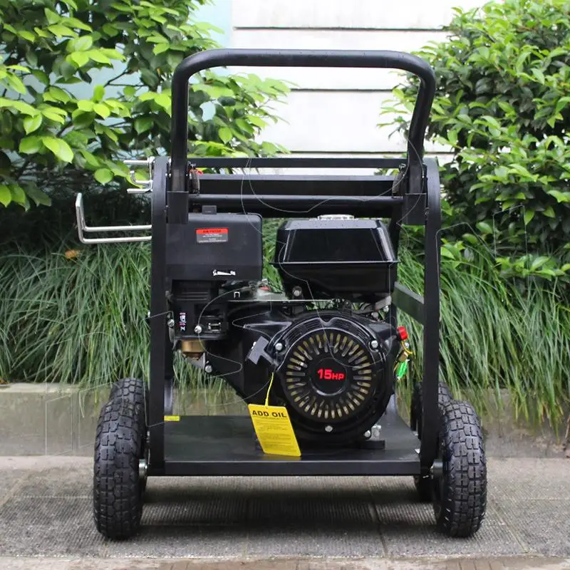 Bison(China) BS200B 2900 PSI Car Wash Equipment 200 Bar Mobile Petrol High Pressure Cleaner Water Jet