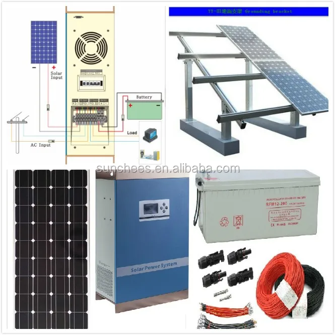 solar system fotovoltaico 5kw 6KW 10kw ; 20kw prix panneau solaire