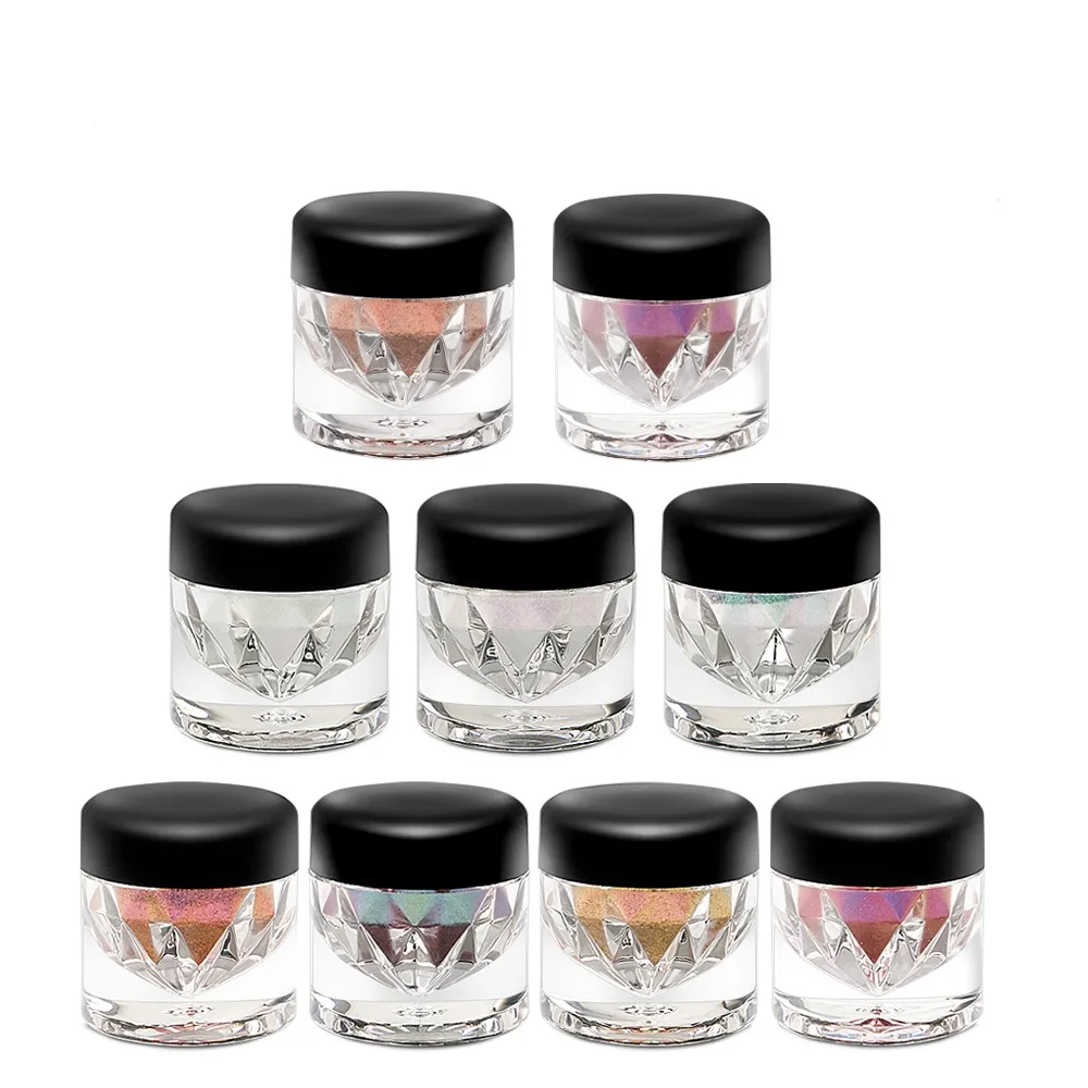 Cosmetics Eye Shadow Wholesale Private Label High Glitter Loose Eyeshadow in Jar