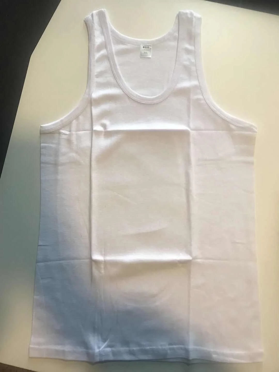 2024 Hot Sale 100% Cotton Breathable Undershirts Vest  Men Plus Size Quick Dry Vest Underwear