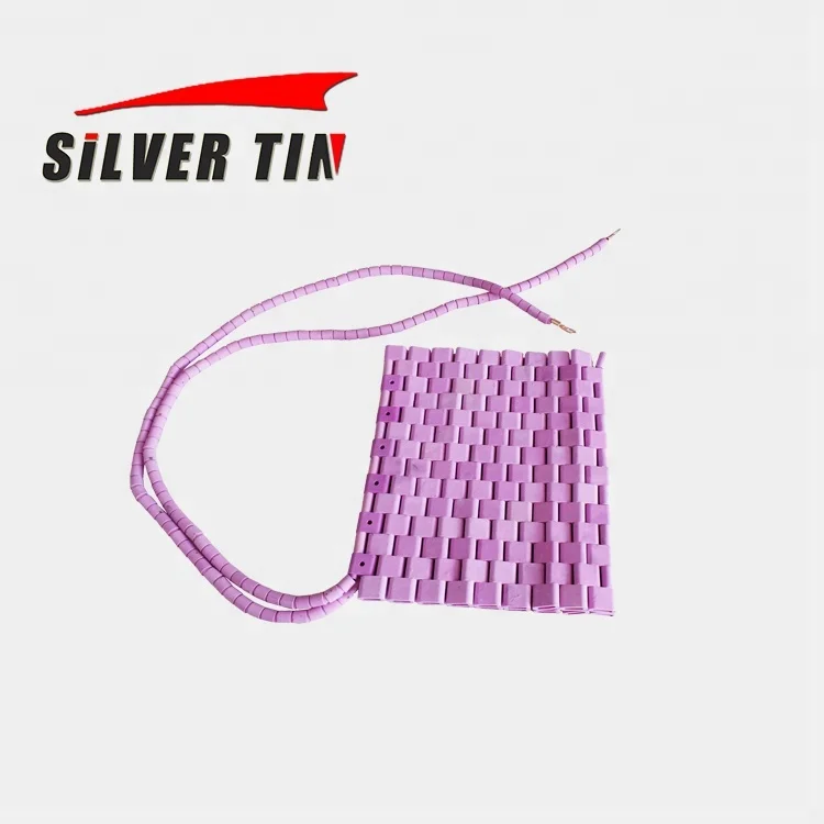 ceramic heater plate/ flexible ceramic heating pad for metal heat treat