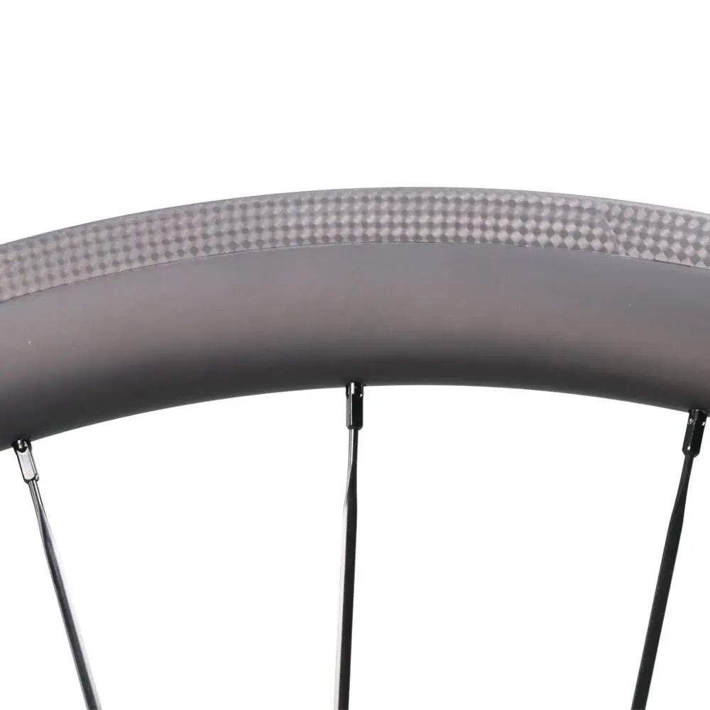 ICAN rims wheels 700C carbon road bike wheelset depth 40mm width 25mm with 3K/Basalt brake edge high-TG 240