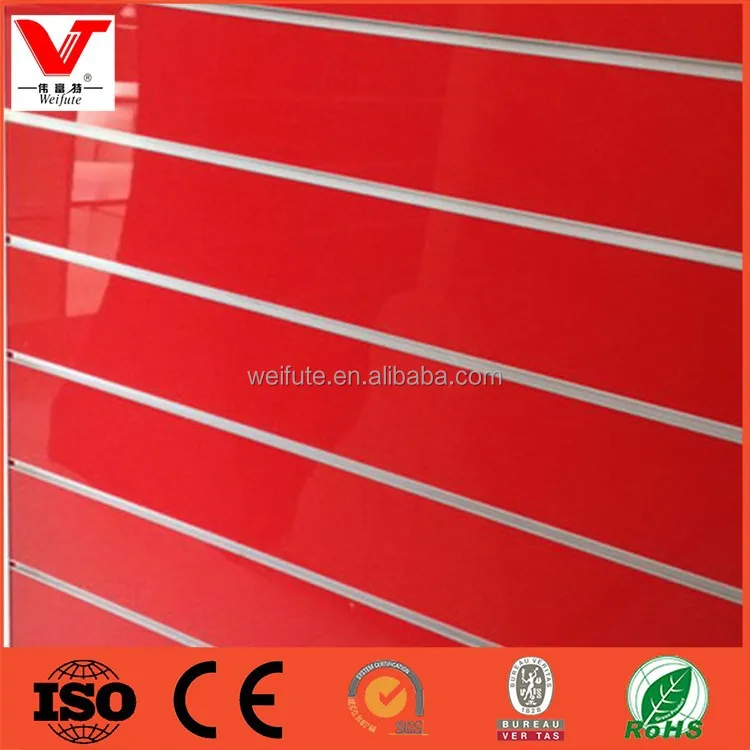 
Practical decorative wall panels, slotted mdf board 